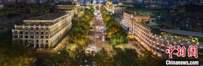 杭州亚运会倒计时灯光秀点亮城市夜空